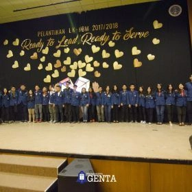 Pelantikan LK-KBM 2017/2018: Ready to Lead Ready to Serve
