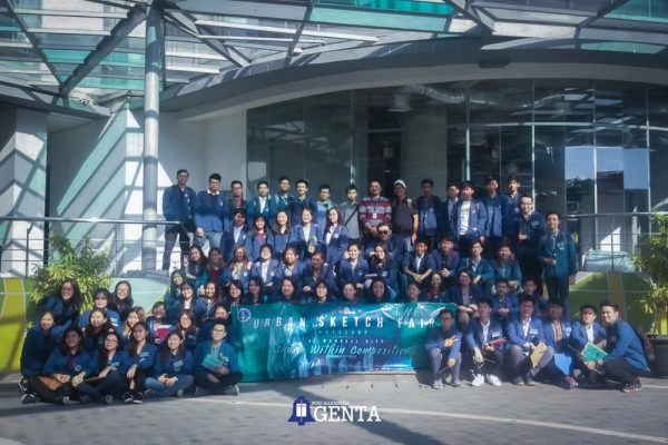 USF 2018 : Belajar Teknik Pencahayaan Melalui Live Sketching